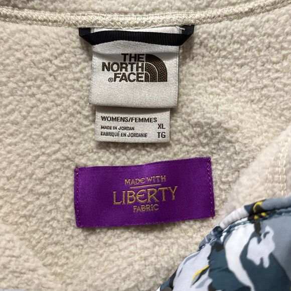 The North Face Womens LIBERTY of London CRAGMONT quarter SNAP FLEECE Bleached Sa - Picture 6 of 9